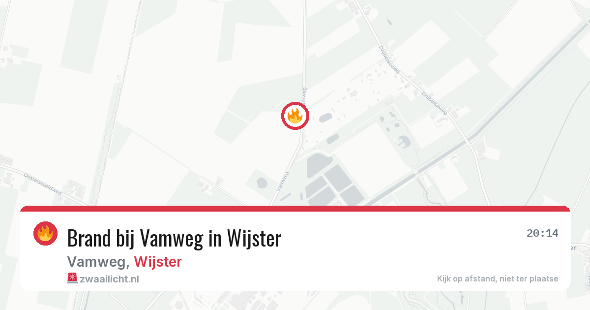 Brand bij Vamweg in Wijster — 3 aug 2026