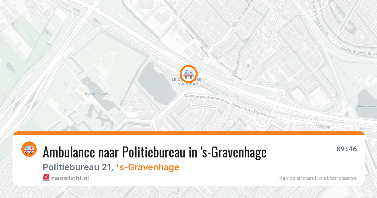 Ambulance naar Politiebureau in 's-Gravenhage — 5 apr 2026