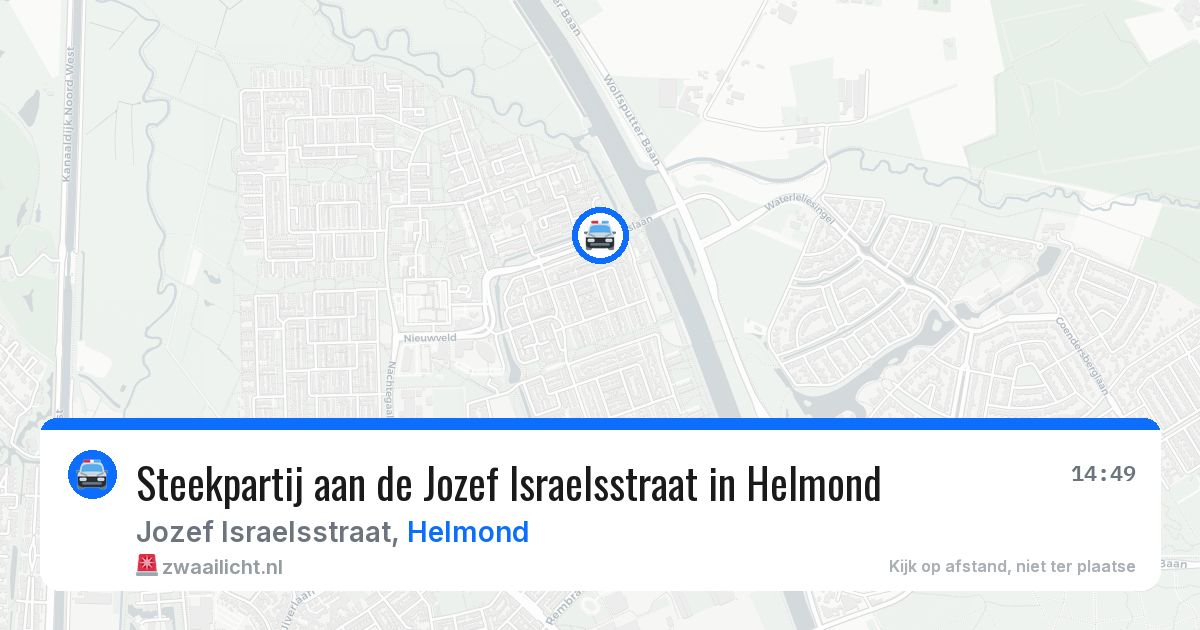 Steekpartij aan de Jozef Israelsstraat in Helmond — 29 apr 2026