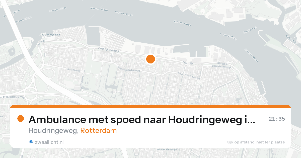 Ambulance met spoed naar Houdringeweg in Rotterdam — 30 jan 2026