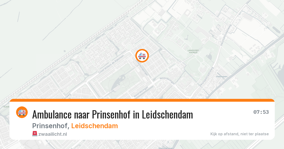Ambulance naar Prinsenhof in Leidschendam — 30 jul 2026