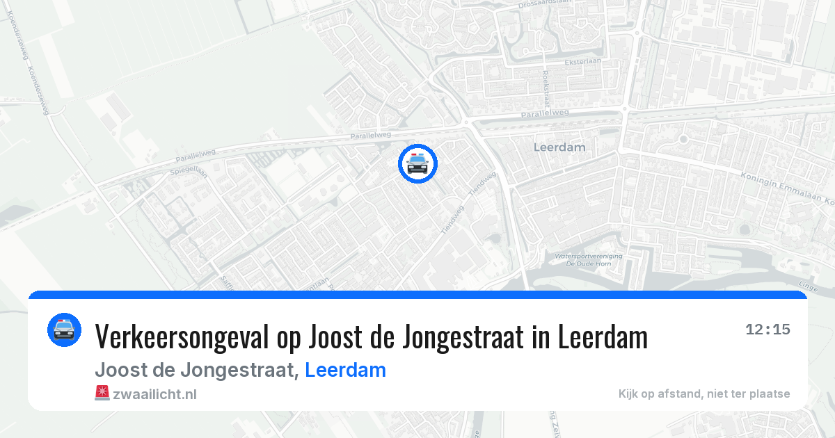 Verkeersongeval op Joost de Jongestraat in Leerdam — 19 mei 2026