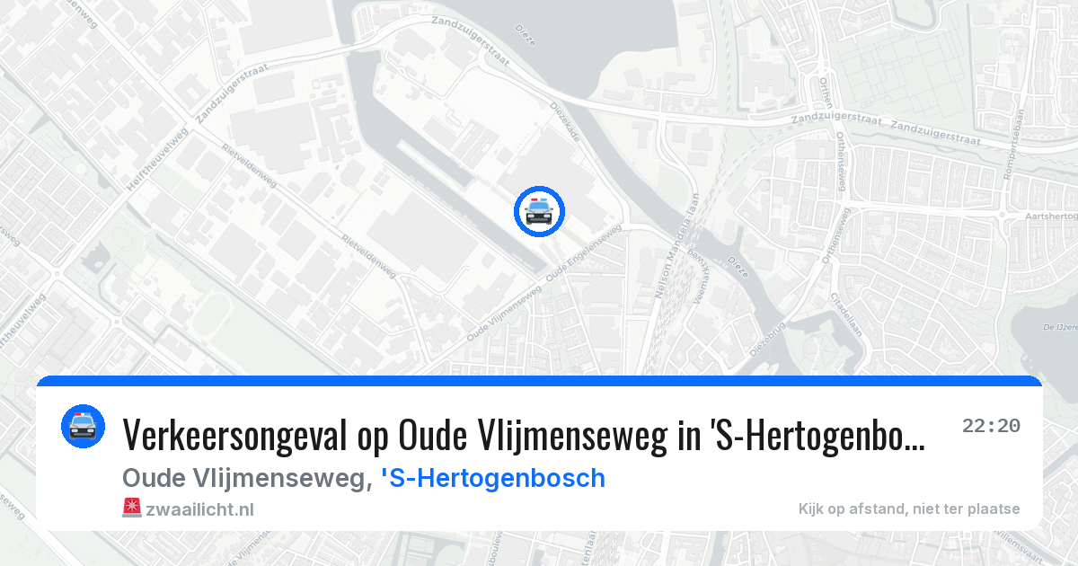 Verkeersongeval op Oude Vlijmenseweg in 'S-Hertogenbosch — 10 feb 2026