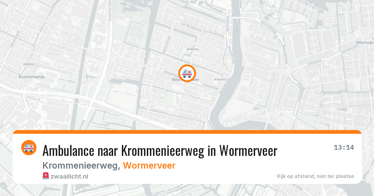 Ambulance naar Krommenieerweg in Wormerveer — 8 feb 2026