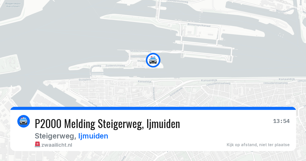 P2000 Melding Steigerweg, Ijmuiden — 23 mrt 2026