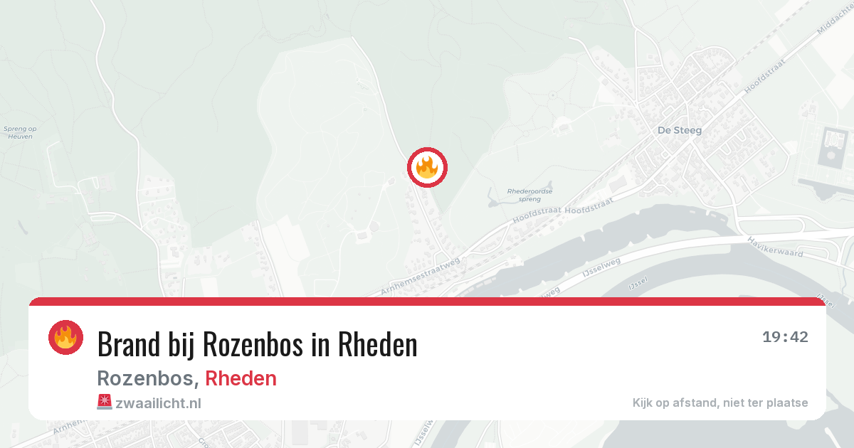 Brand bij Rozenbos in Rheden — 24 jun 2026