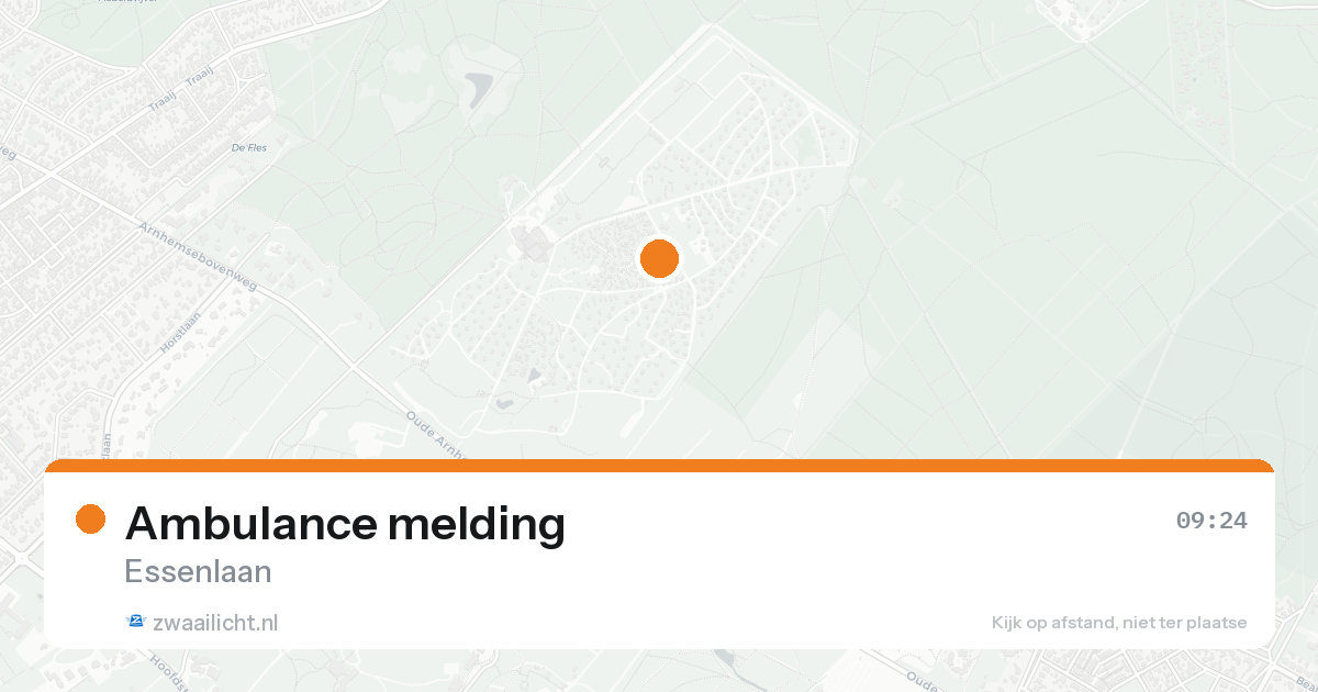 Ambulance melding — 12 mei 2026