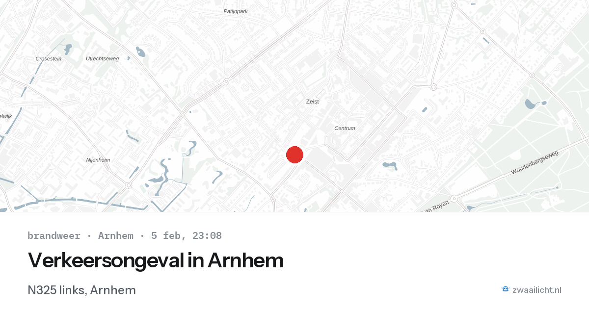 Verkeersongeval in Arnhem — 5 feb 2026