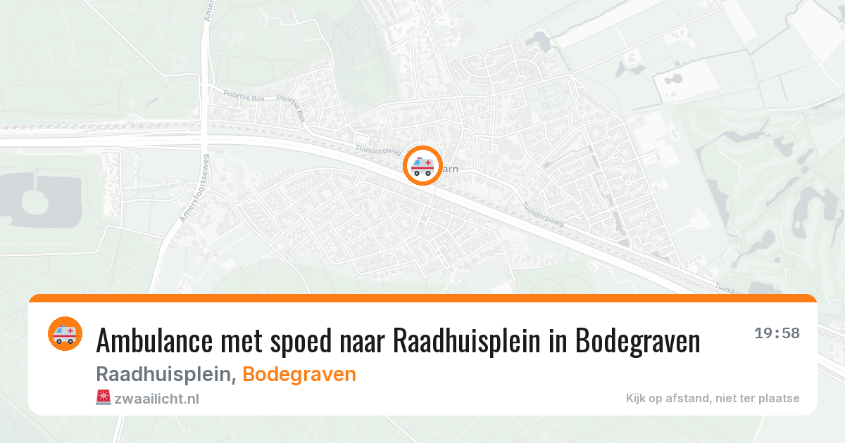 Ambulance met spoed naar Raadhuisplein in Bodegraven — 26 jan 2026