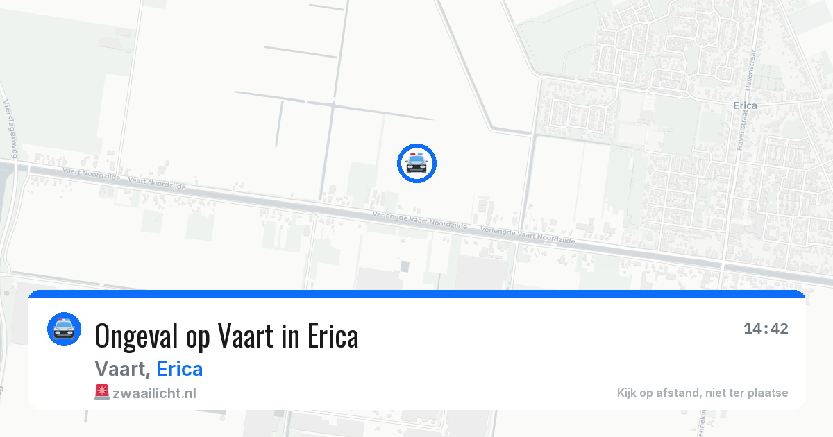 Ongeval op Vaart in Erica — 2 apr 2026