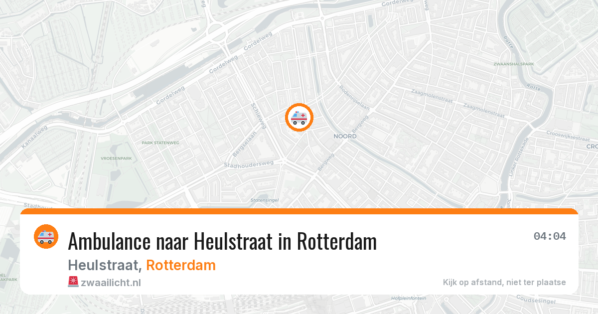 Ambulance naar Heulstraat in Rotterdam — 15 mrt 2026