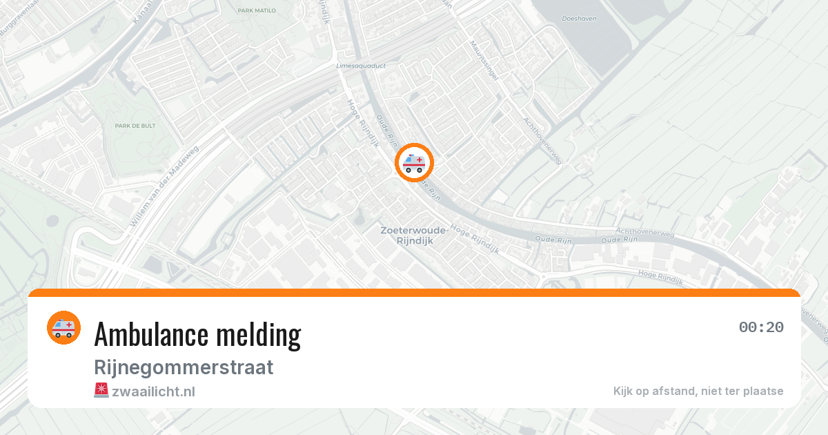 Ambulance melding — 6 jun 2026