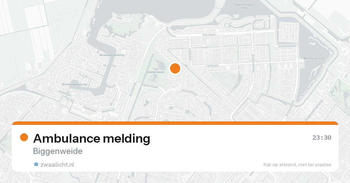 Ambulance melding — 7 feb 2026