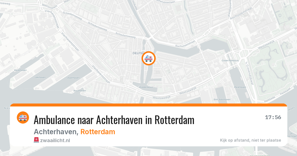 Ambulance naar Achterhaven in Rotterdam — 28 mei 2026