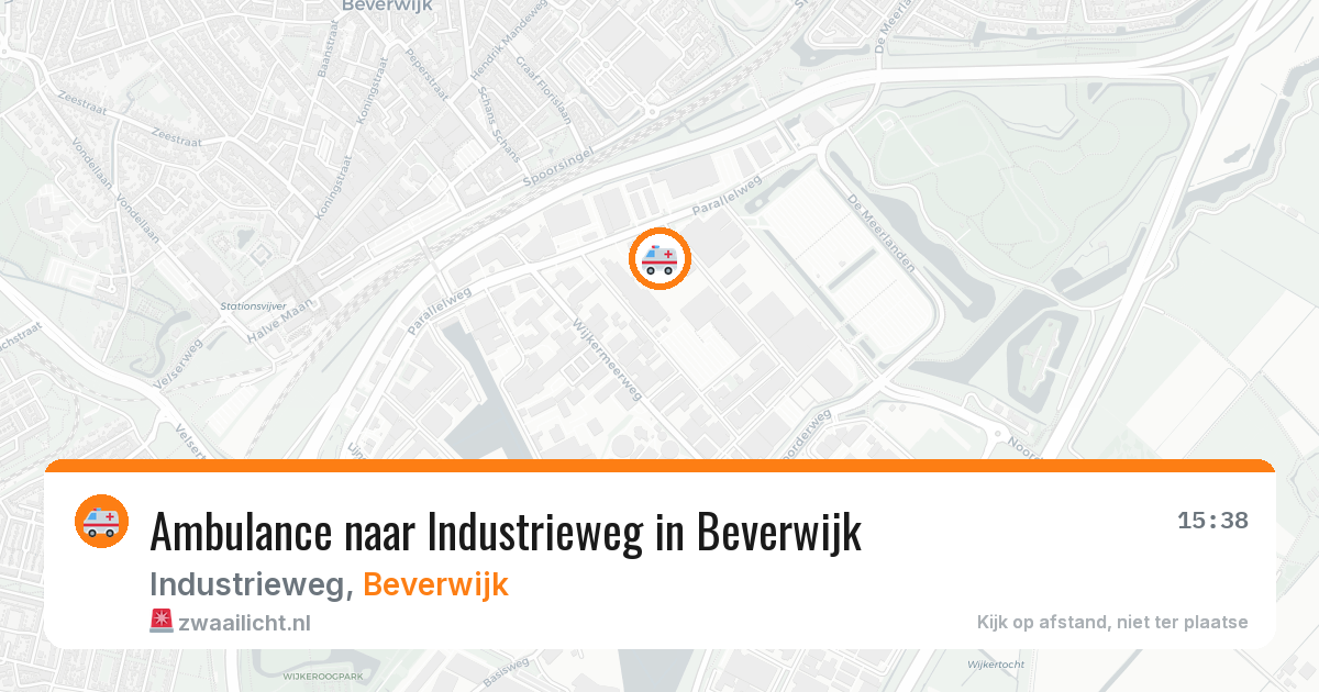 Ambulance naar Industrieweg in Beverwijk — 6 jun 2026