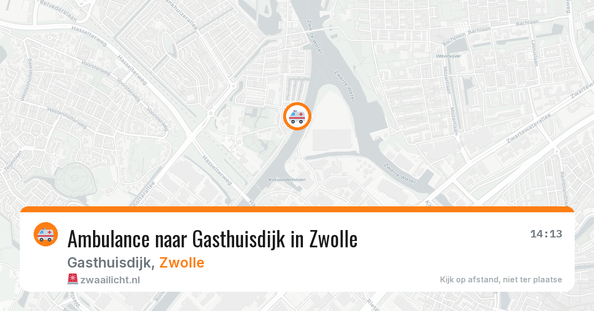 Ambulance naar Gasthuisdijk in Zwolle — 23 mei 2026