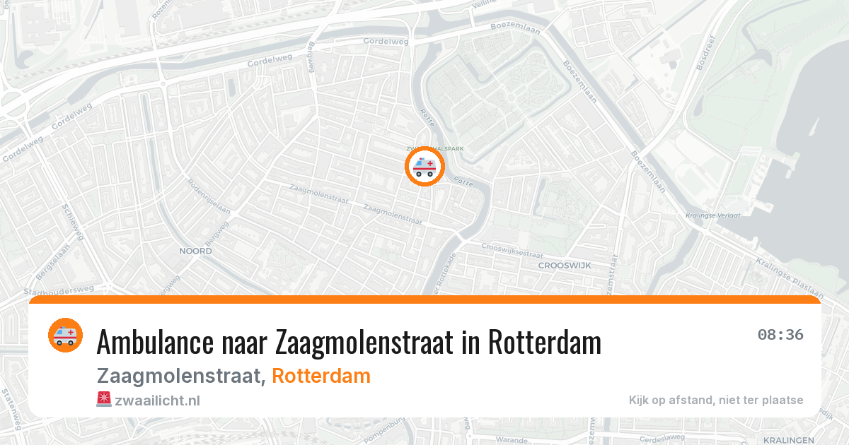 Ambulance naar Zaagmolenstraat in Rotterdam — 10 jul 2026