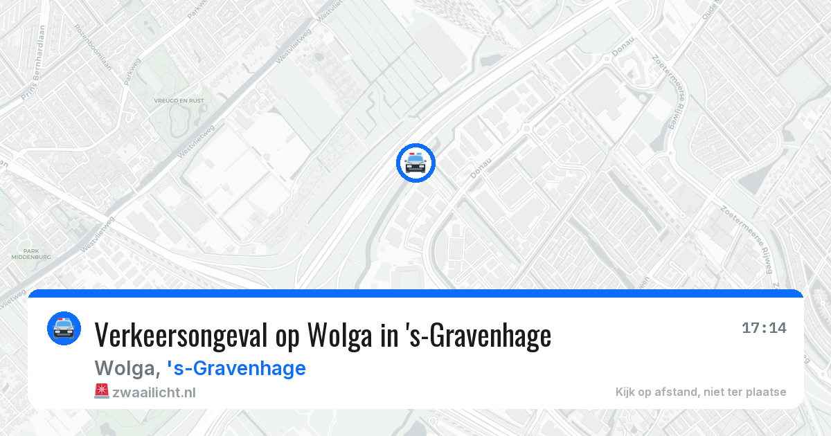 Verkeersongeval op Wolga in 's-Gravenhage — 9 apr 2026