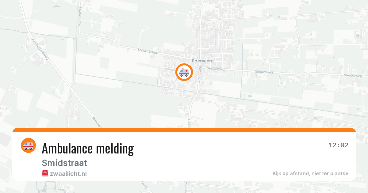 Ambulance melding — 5 mei 2026