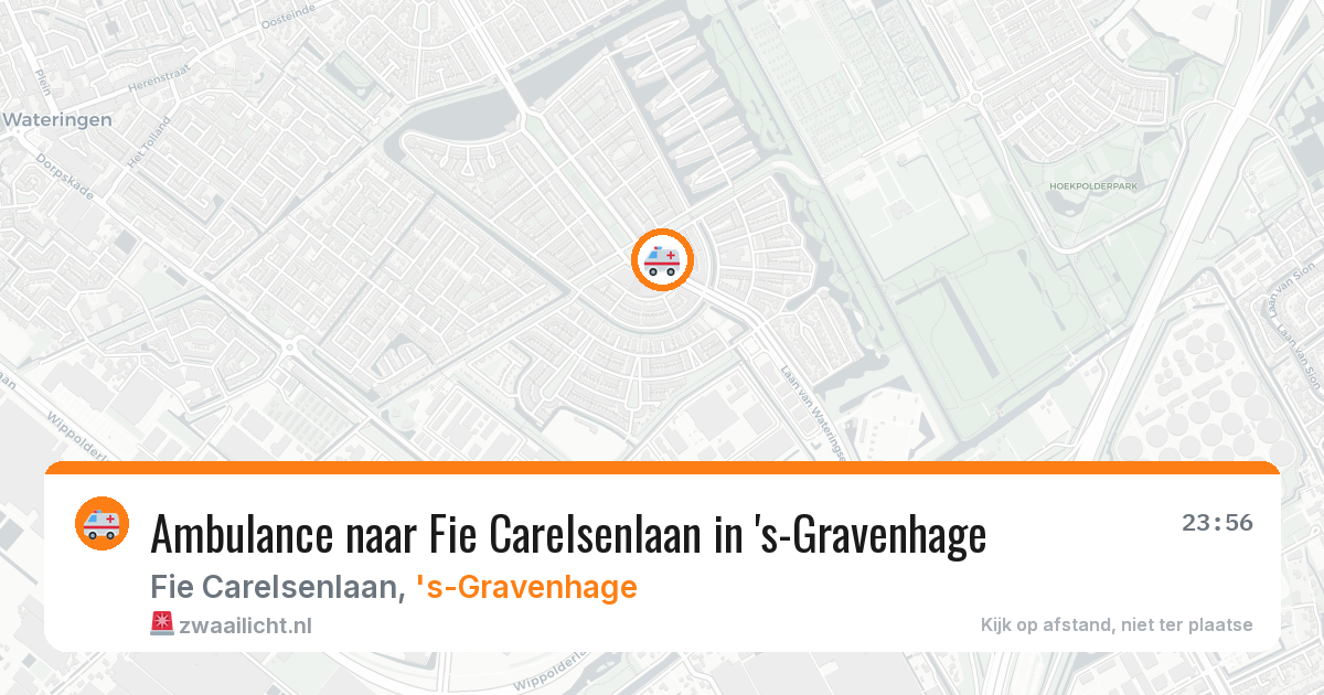 Ambulance naar Fie Carelsenlaan in 's-Gravenhage — 18 mei 2026