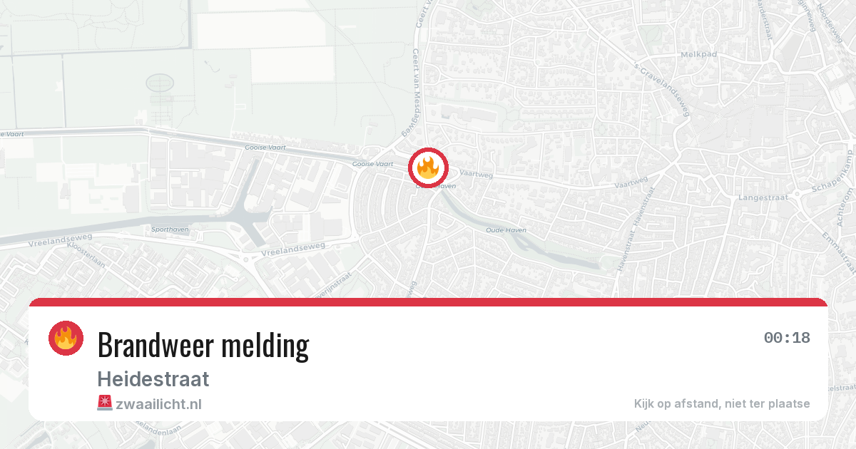 Brandweer melding — 13 jun 2026