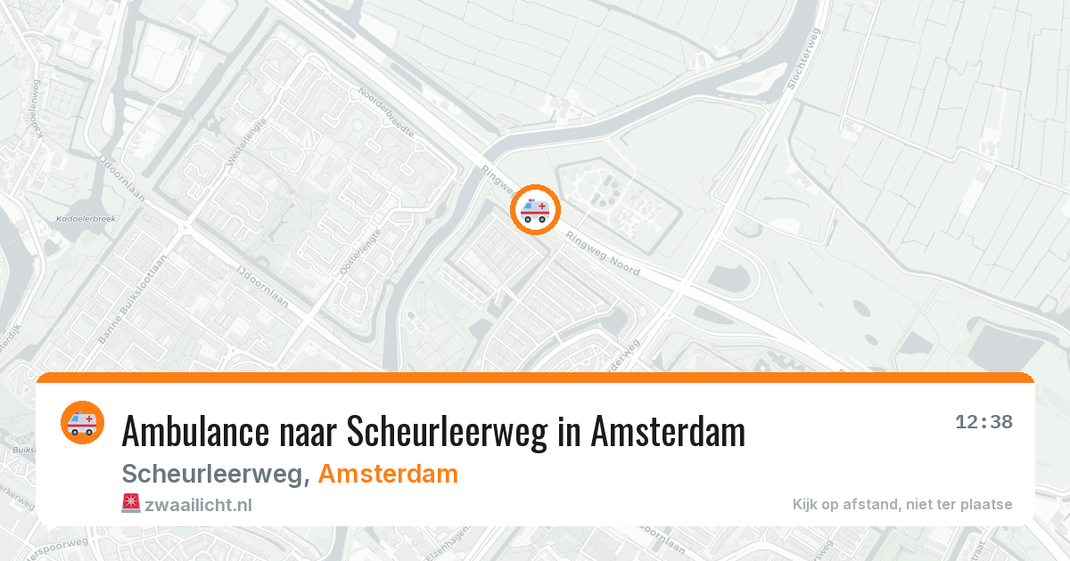 Ambulance naar Scheurleerweg in Amsterdam — 15 mei 2026