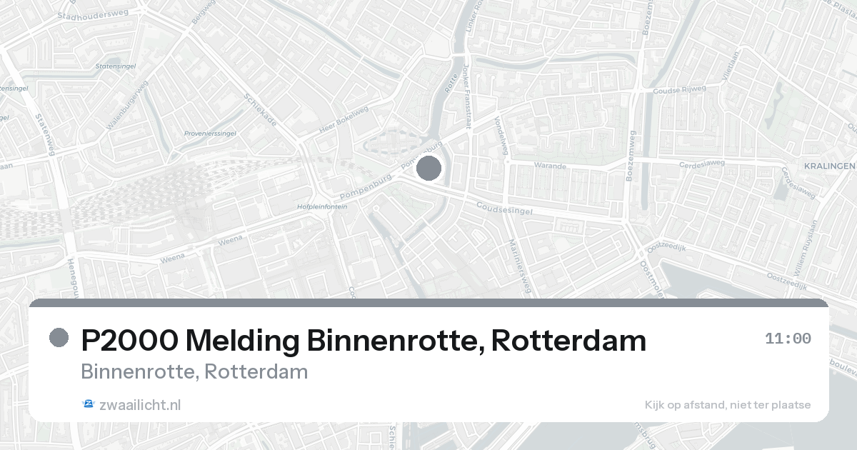 P2000 Melding Binnenrotte, Rotterdam — 7 feb 2026