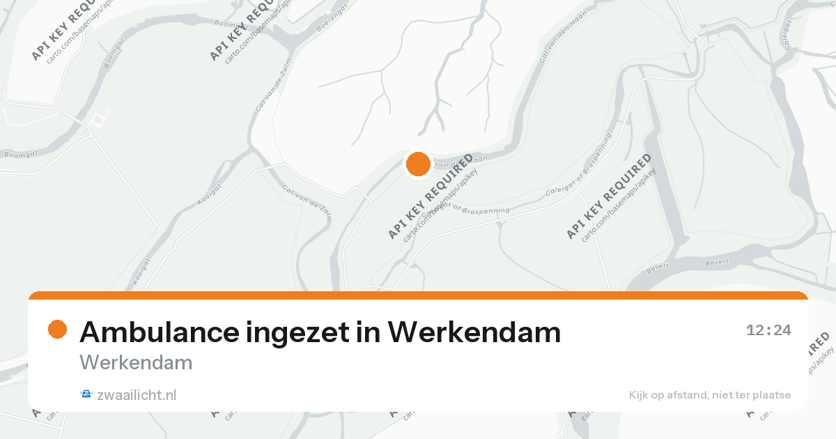 Ambulance ingezet in Werkendam — 26 aug 2026