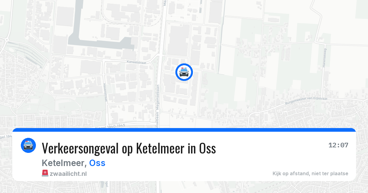 Verkeersongeval op Ketelmeer in Oss — 25 mei 2026