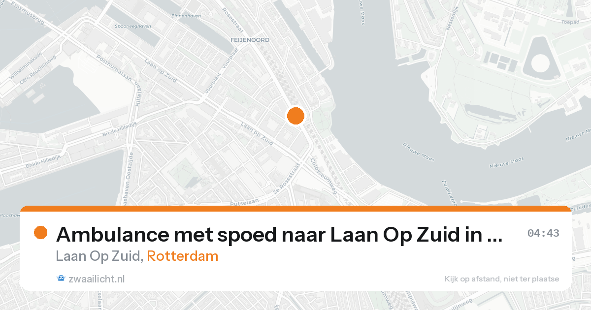 Ambulance met spoed naar Laan Op Zuid in Rotterdam — 8 feb 2026