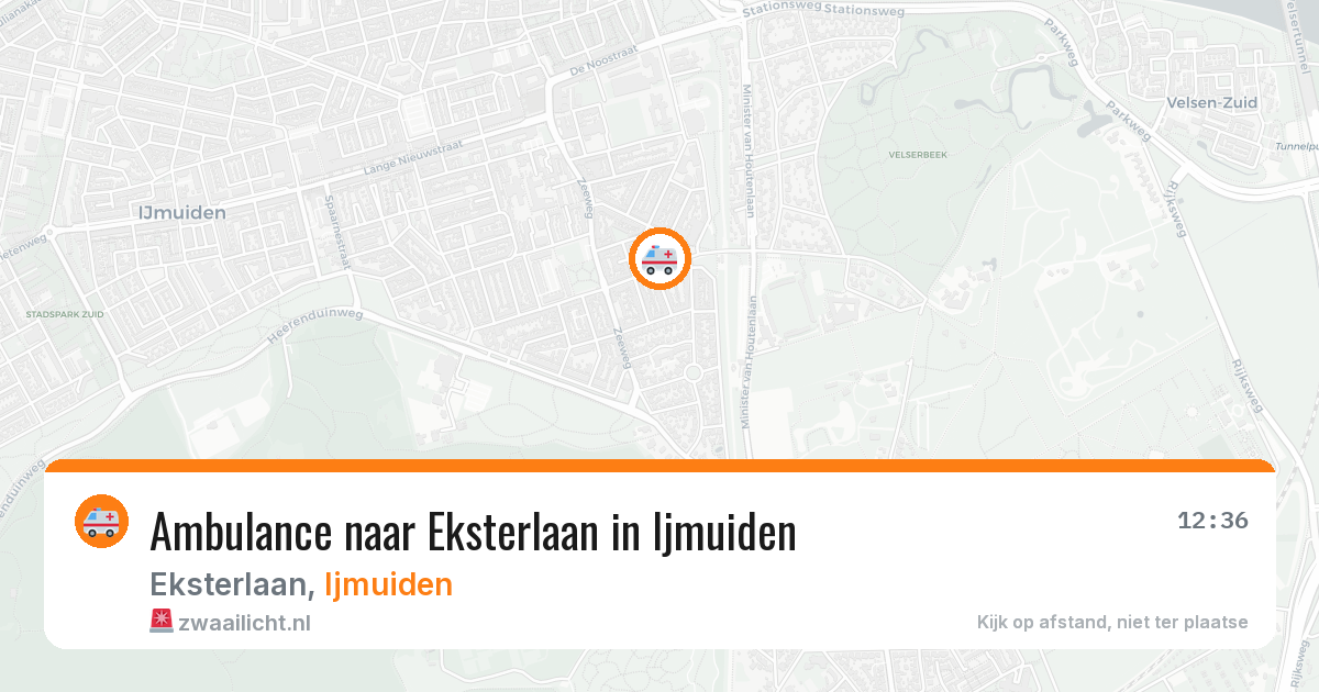 Ambulance naar Eksterlaan in Ijmuiden — 28 mei 2026