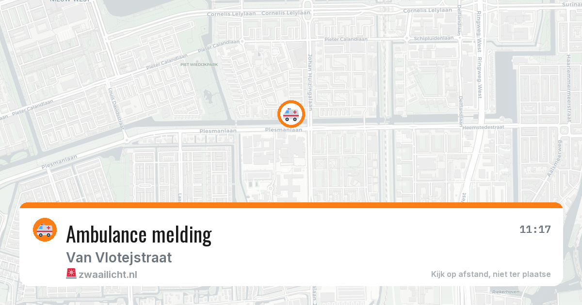 Ambulance melding — 17 jun 2026