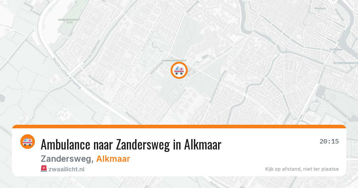 Ambulance naar Zandersweg in Alkmaar — 1 apr 2026