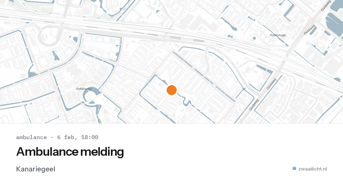 Ambulance melding — 6 feb 2026