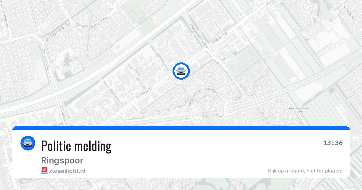 Politie melding — 26 apr 2026