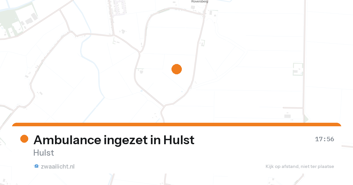 Ambulance ingezet in Hulst — 27 aug 2026