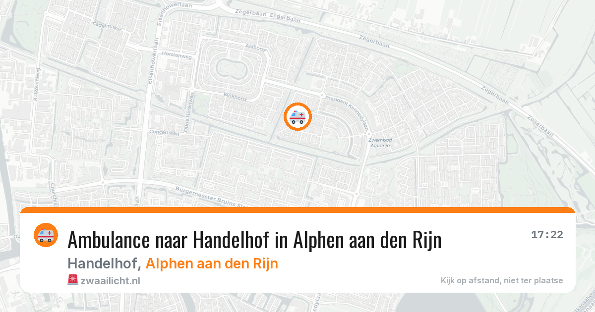 Ambulance naar Handelhof in Alphen aan den Rijn — 31 jul 2026