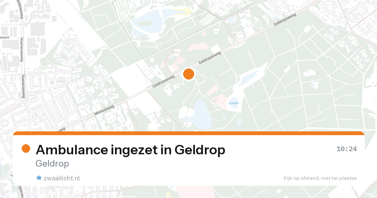 Ambulance ingezet in Geldrop — 28 aug 2026