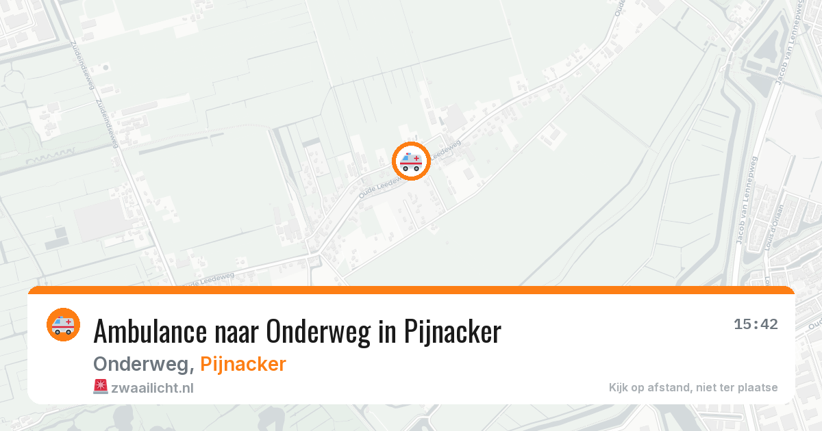 Ambulance naar Onderweg in Pijnacker — 27 apr 2026