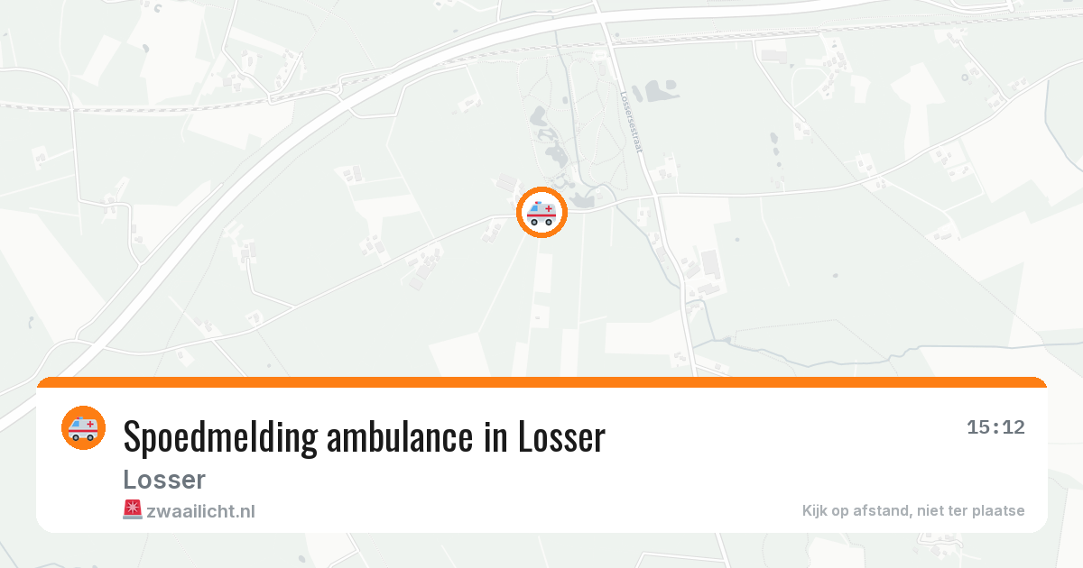 Spoedmelding ambulance in Losser — 21 jan 2026