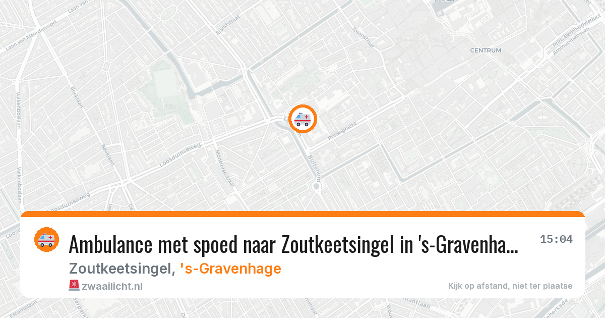 Ambulance met spoed naar Zoutkeetsingel in 's-Gravenhage — 25 feb 2026