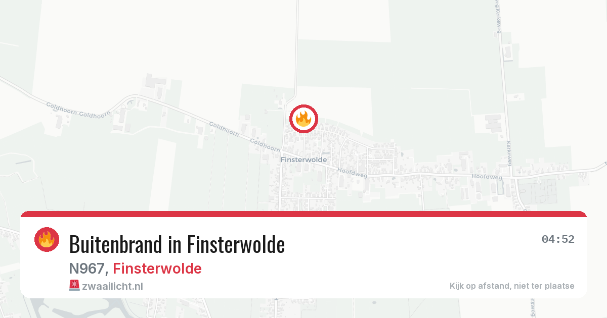 Buitenbrand in Finsterwolde — 27 jun 2026