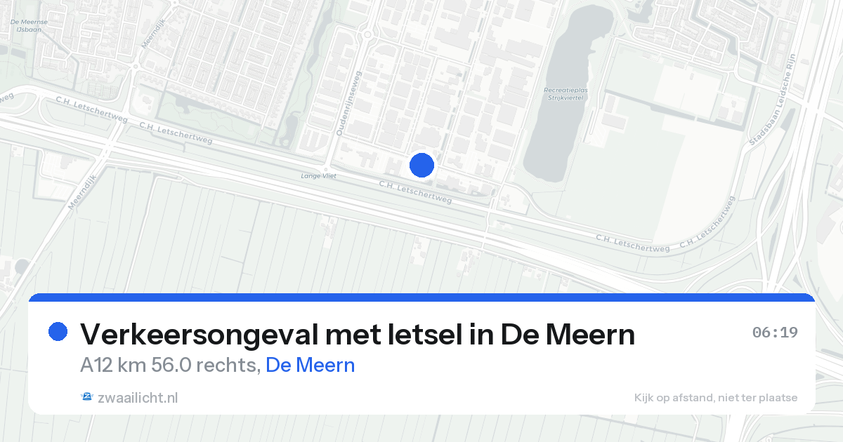 Verkeersongeval met letsel in De Meern — 21 aug 2026