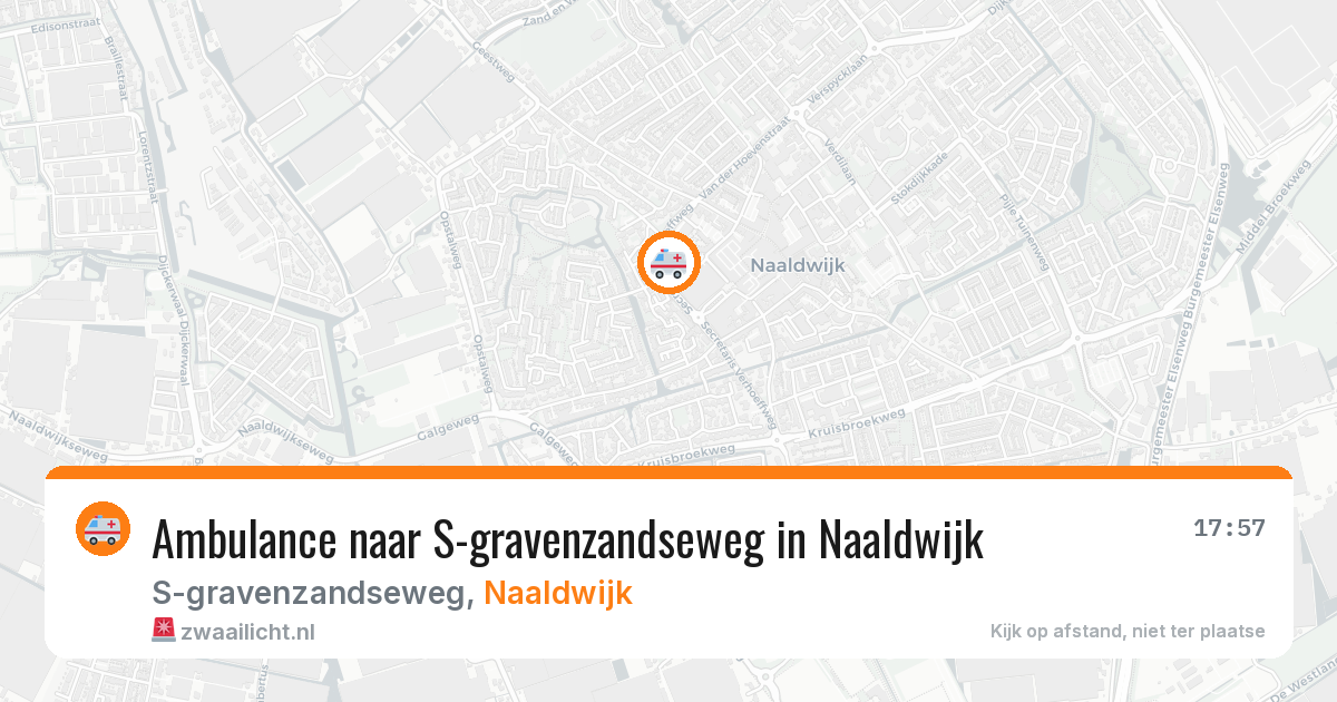 Ambulance naar S-gravenzandseweg in Naaldwijk — 6 jun 2026