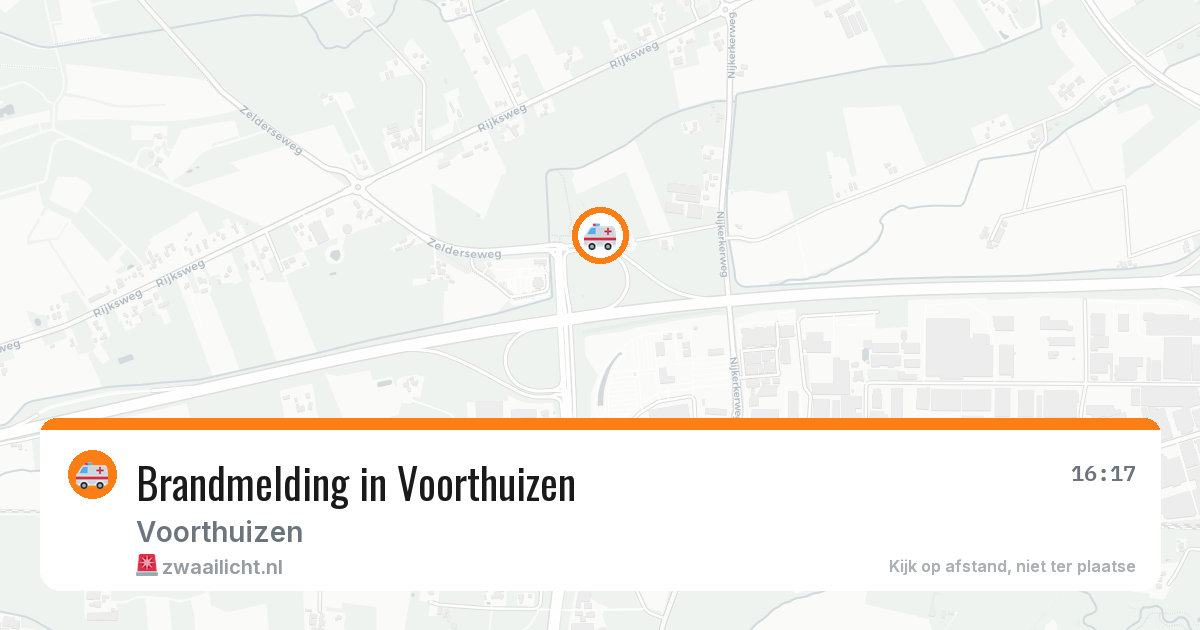 Brandmelding in Voorthuizen — 12 aug 2026