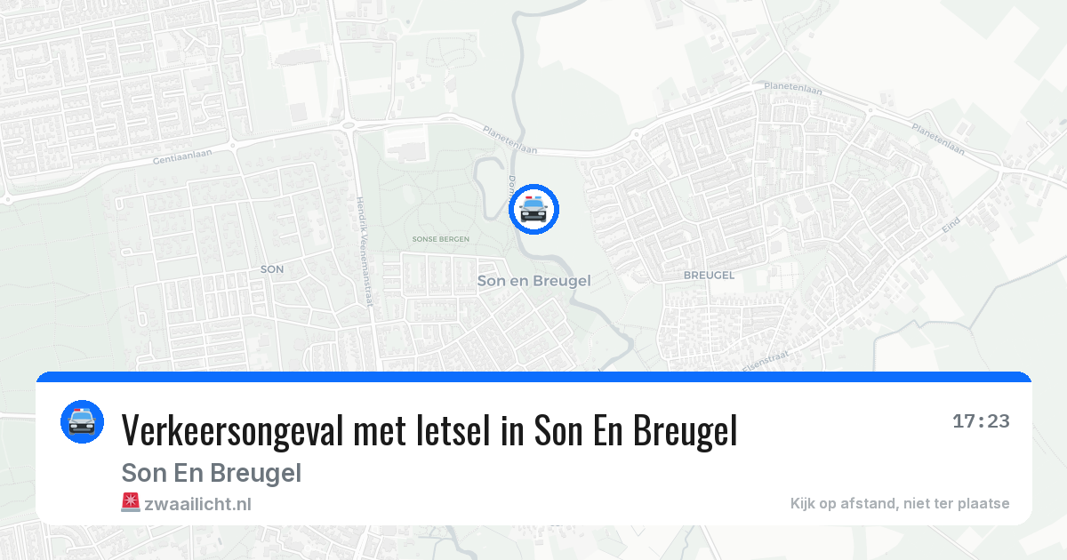 Verkeersongeval met letsel in Son En Breugel — 8 jun 2026