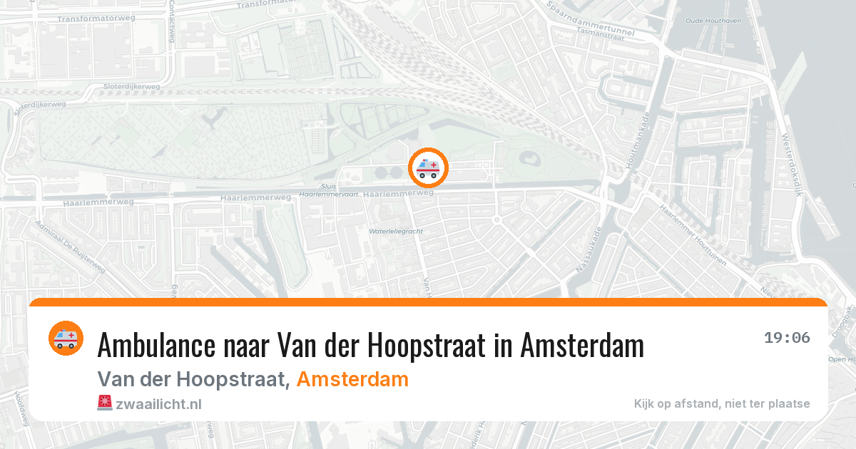 Ambulance naar Van der Hoopstraat in Amsterdam — 5 aug 2026
