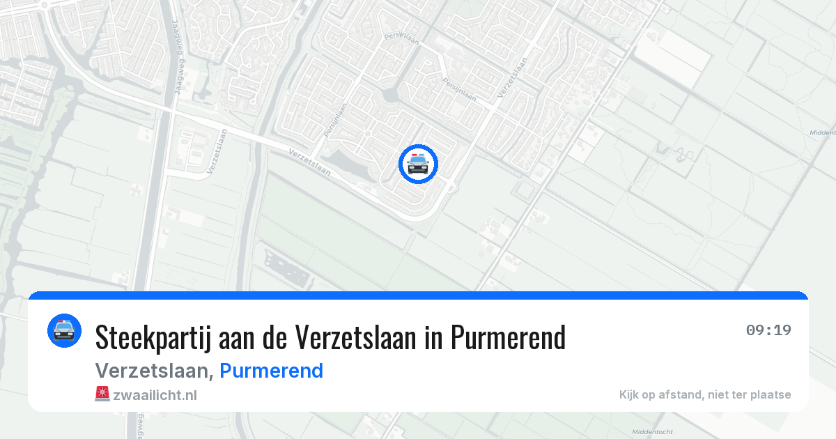 Steekpartij aan de Verzetslaan in Purmerend — 28 jan 2026