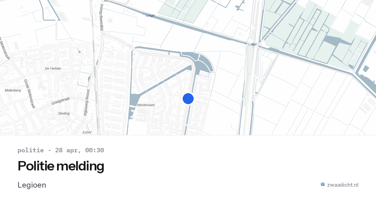 Politie melding — 27 apr 2026