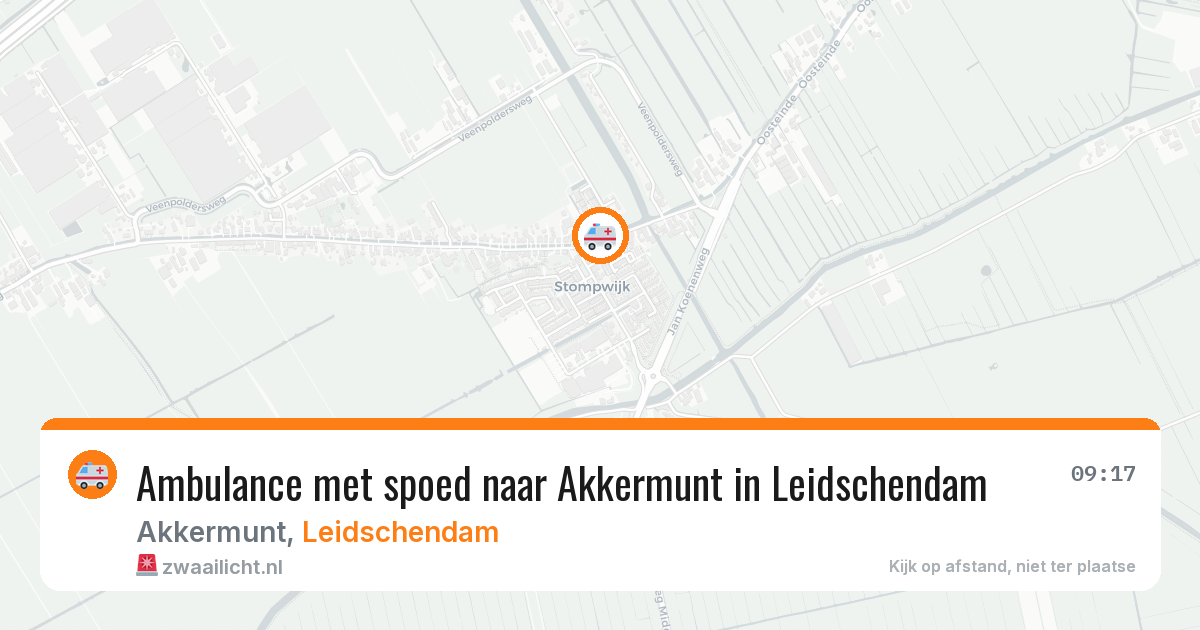 Ambulance met spoed naar Akkermunt in Leidschendam — 3 aug 2026